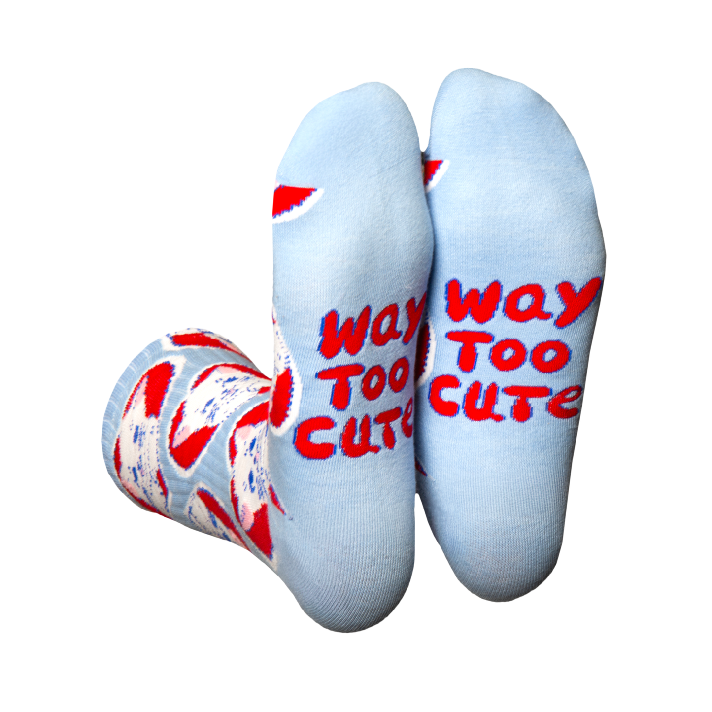 Eat My Socks Crew Socks Lovely Cats