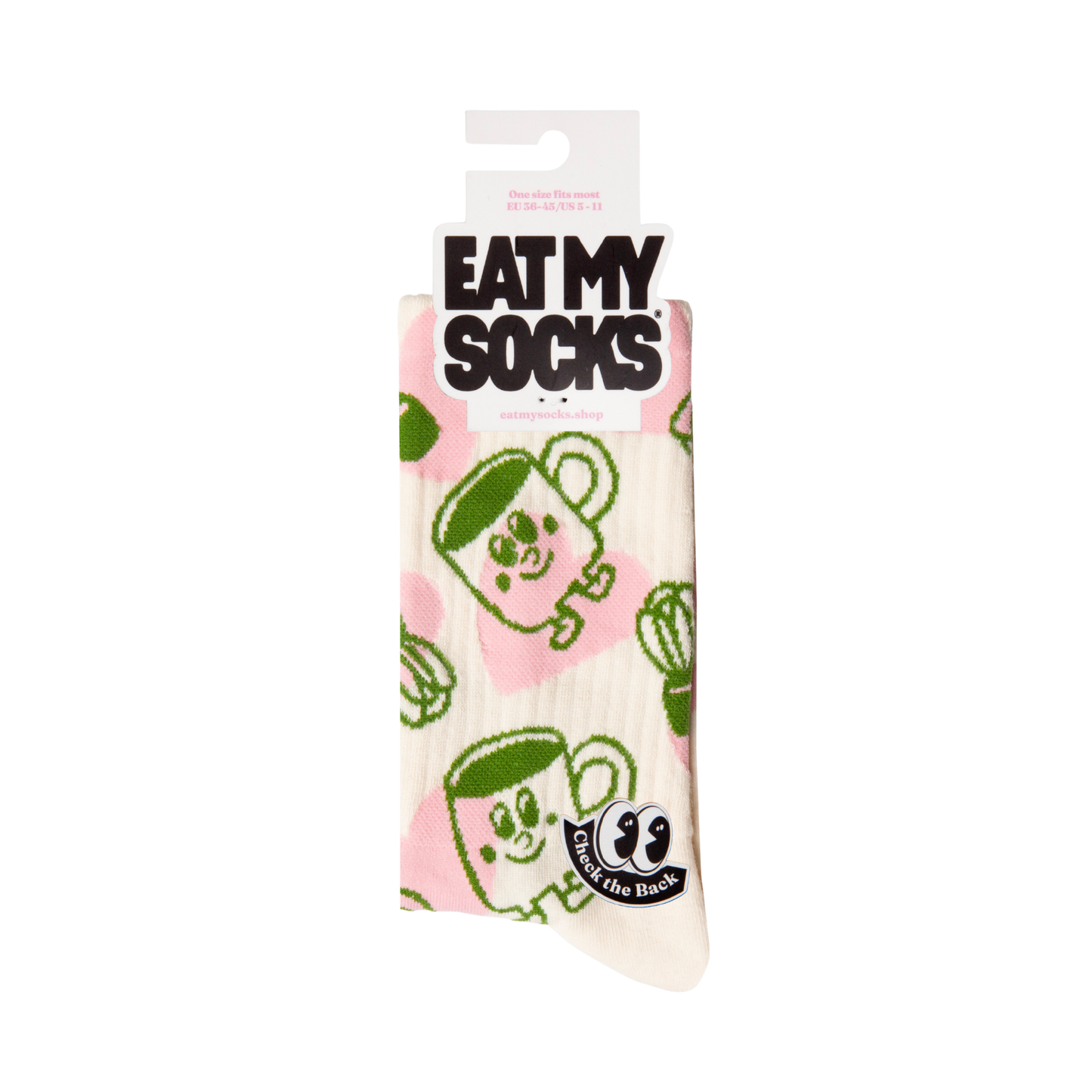 Eat My Socks Crew Socks Matcha
