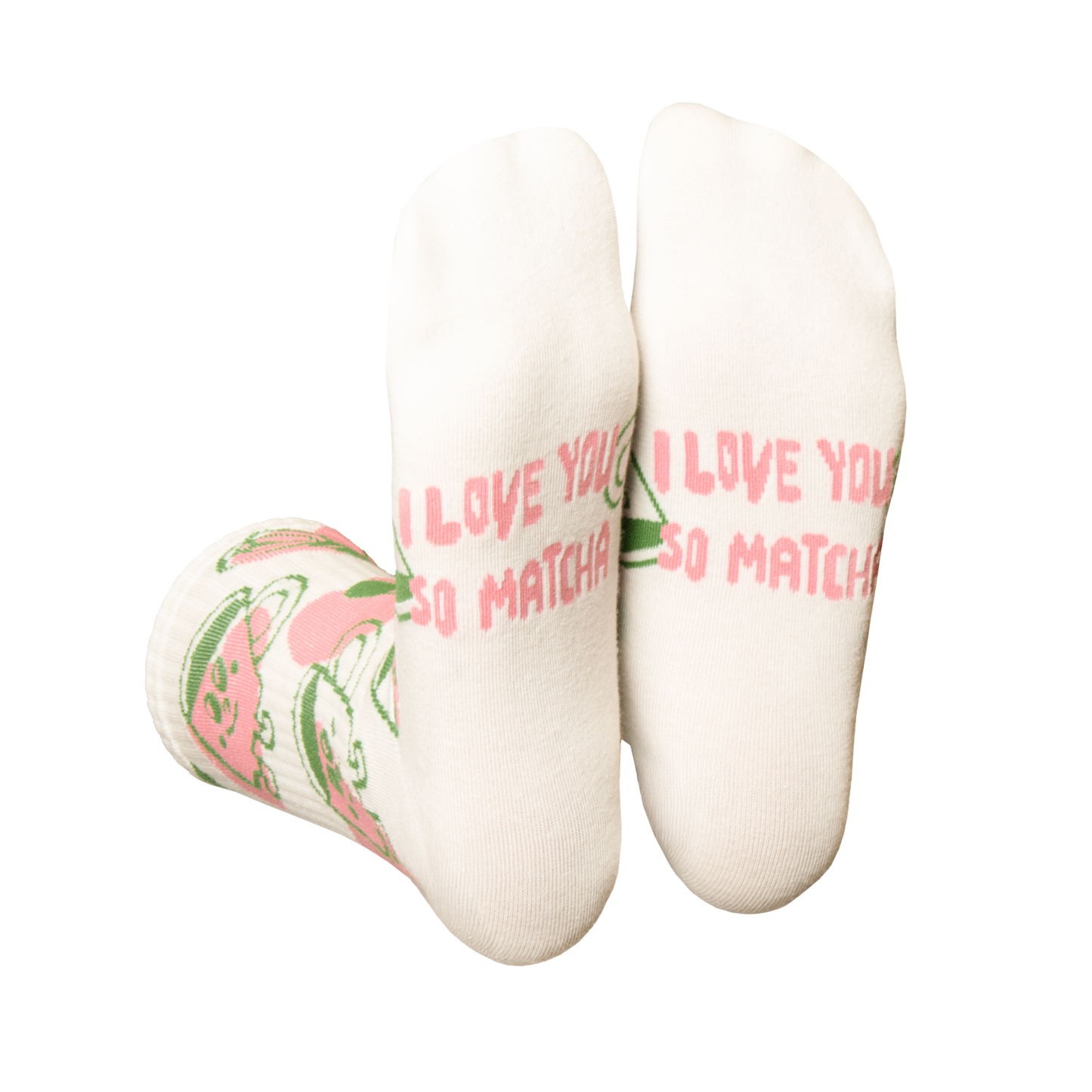 Eat My Socks Crew Socks Matcha