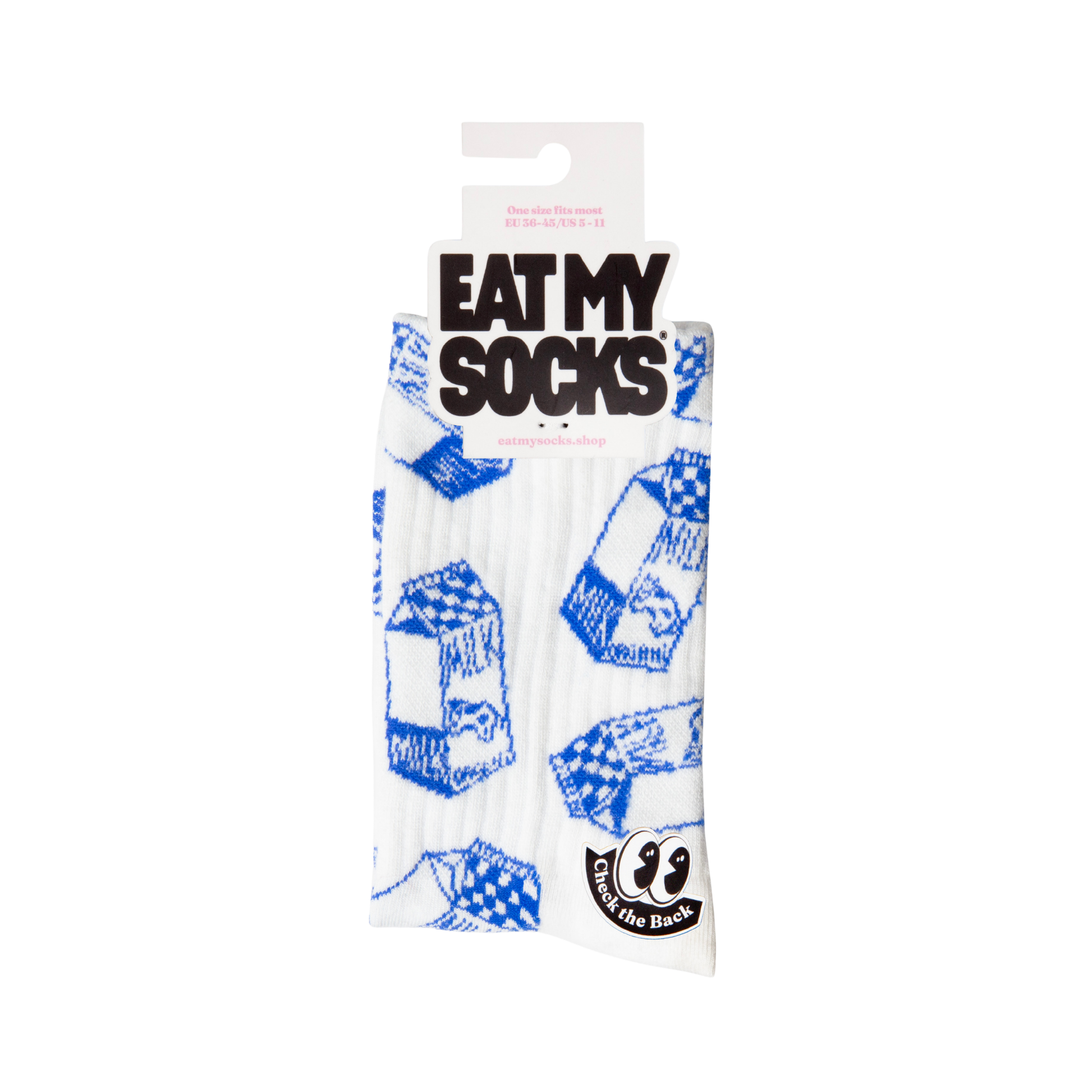Eat My Socks Crew Socks Milky Day