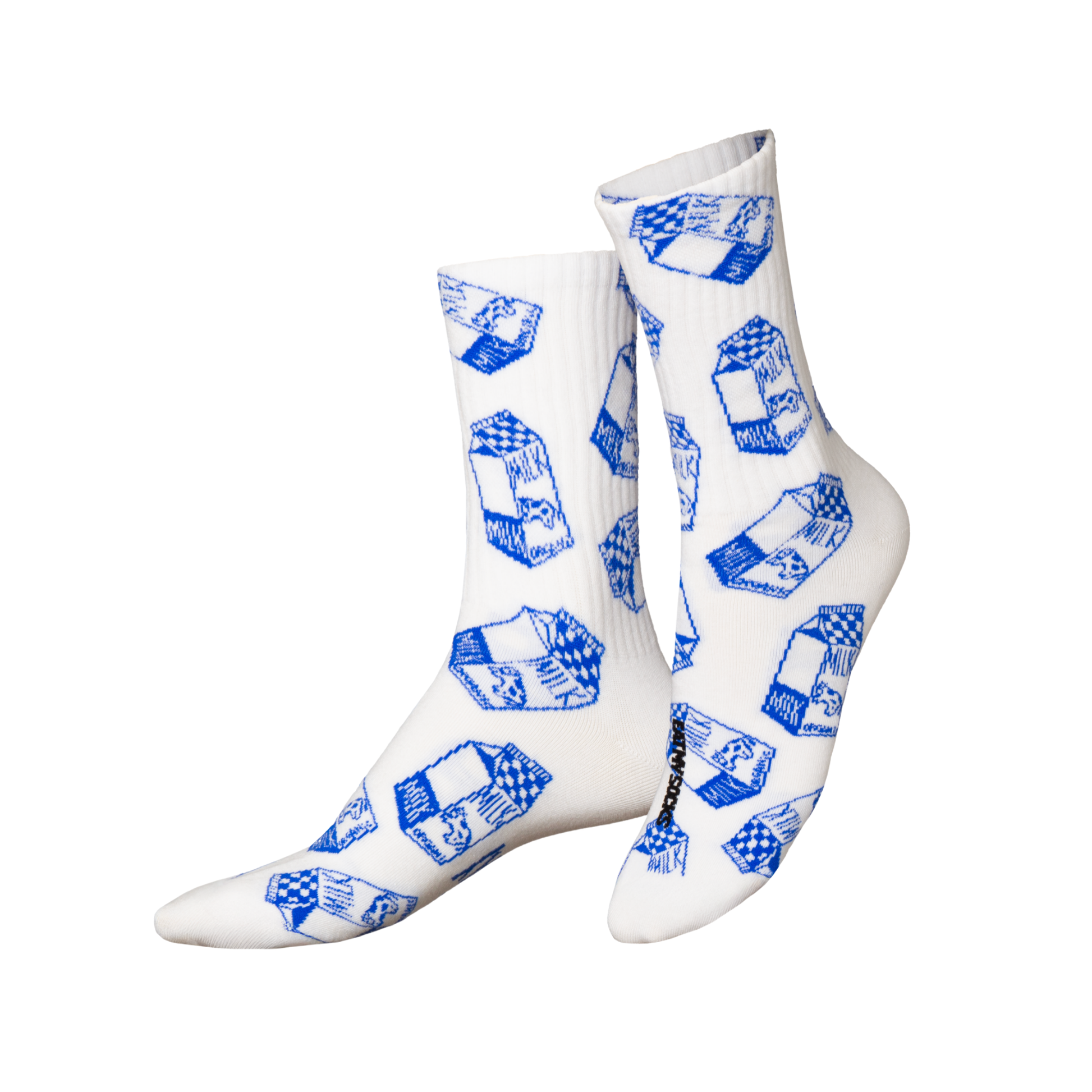 Eat My Socks Crew Socks Milky Day