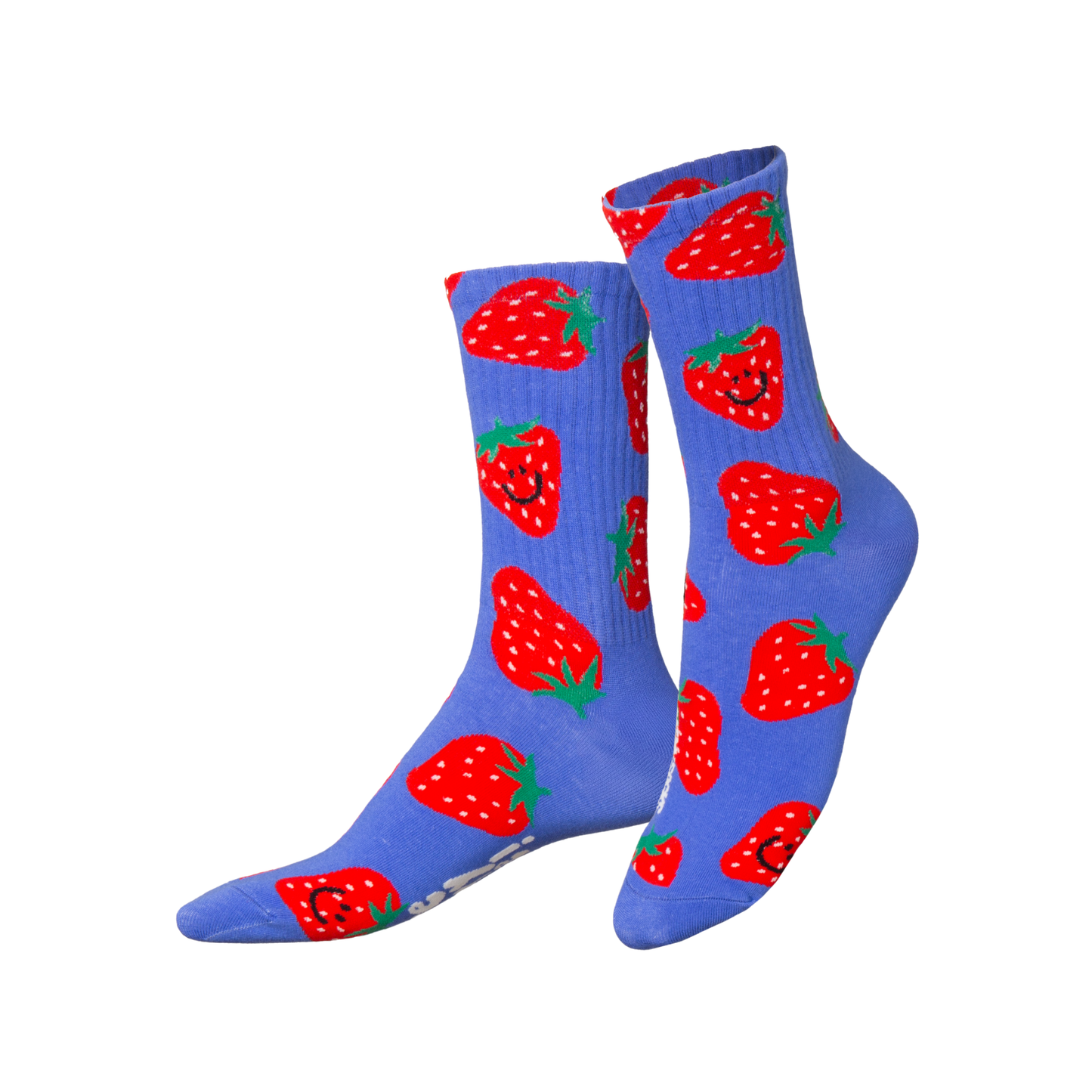 Eat My Socks Crew Socks Strawberry