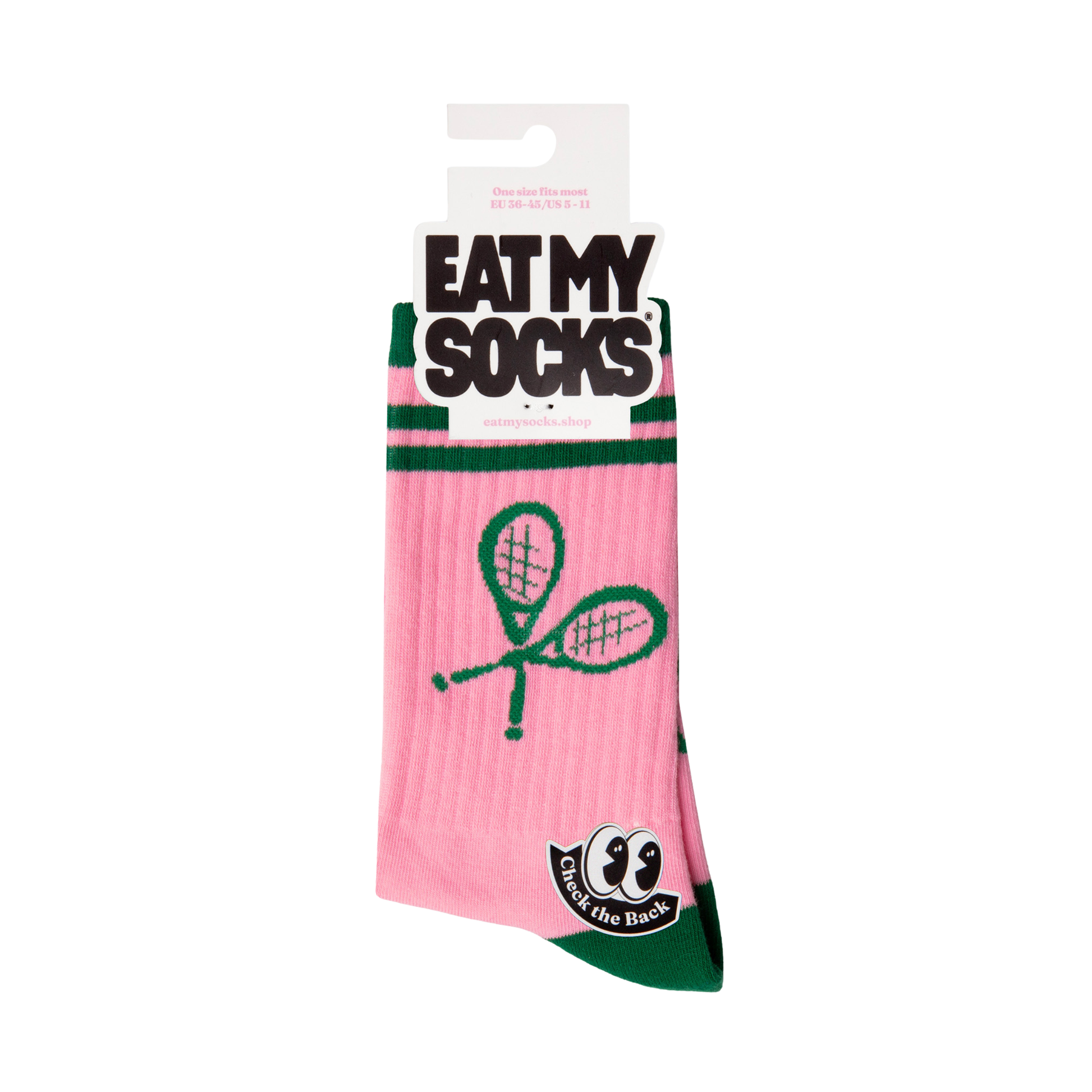 Eat My Socks Crew Socks Tennis