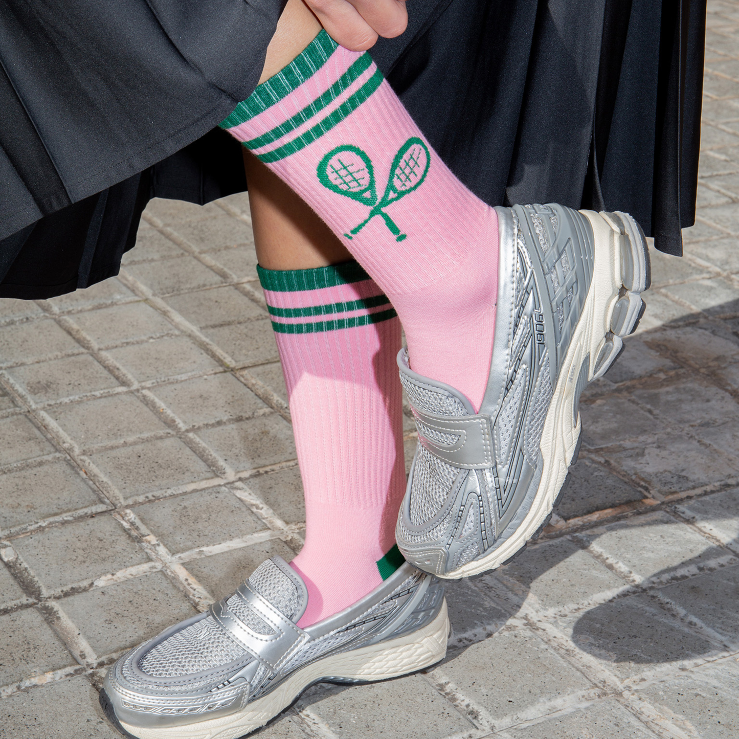 Eat My Socks Crew Socks Tennis