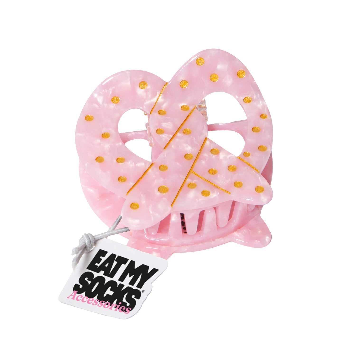 Eat My Socks Hair Claw Pretzel