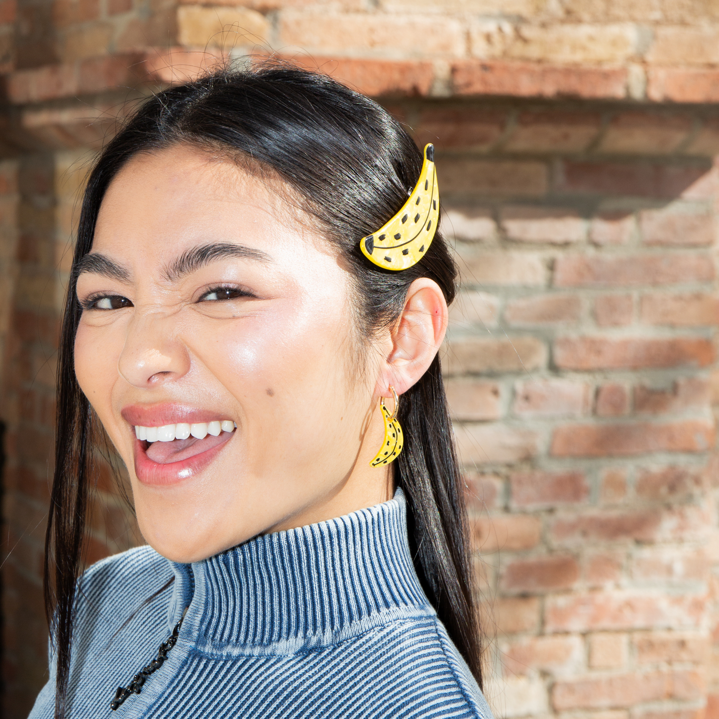 Eat My Socks Hair Clip Banana