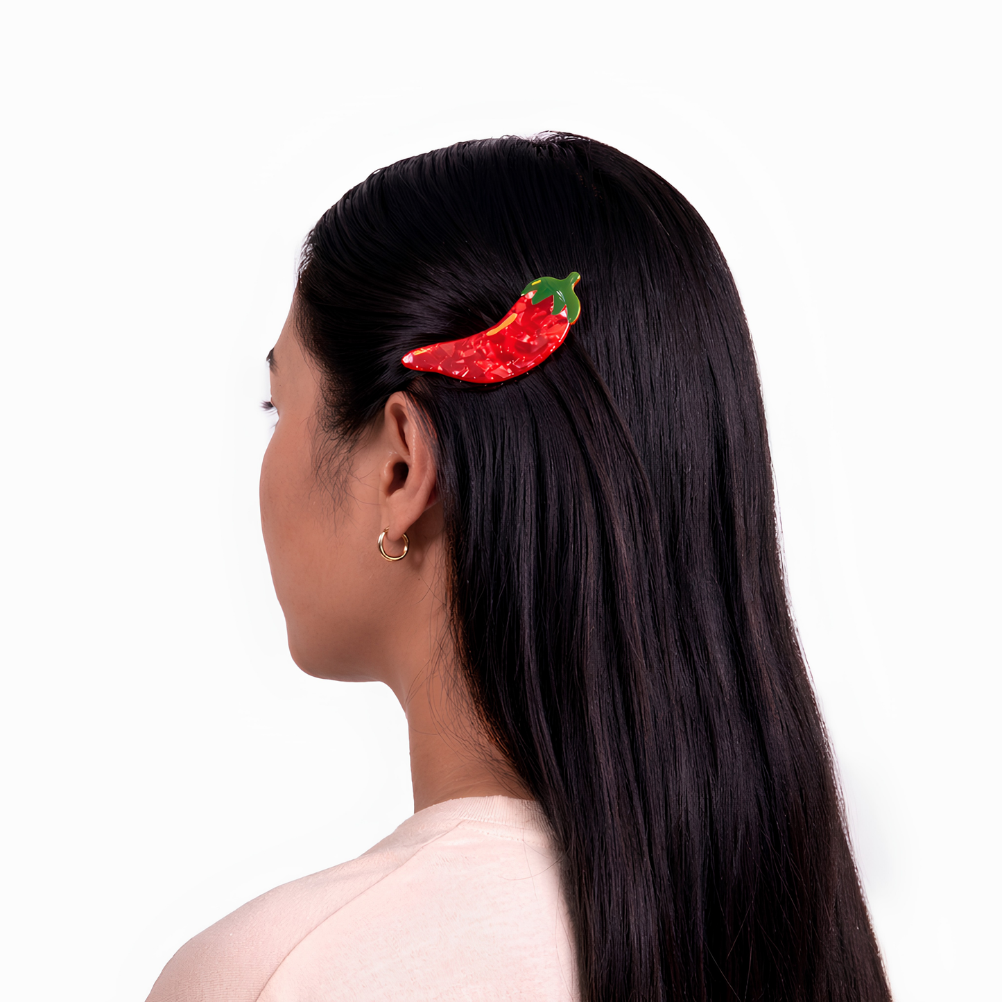 Eat My Socks Hair Clip Chili