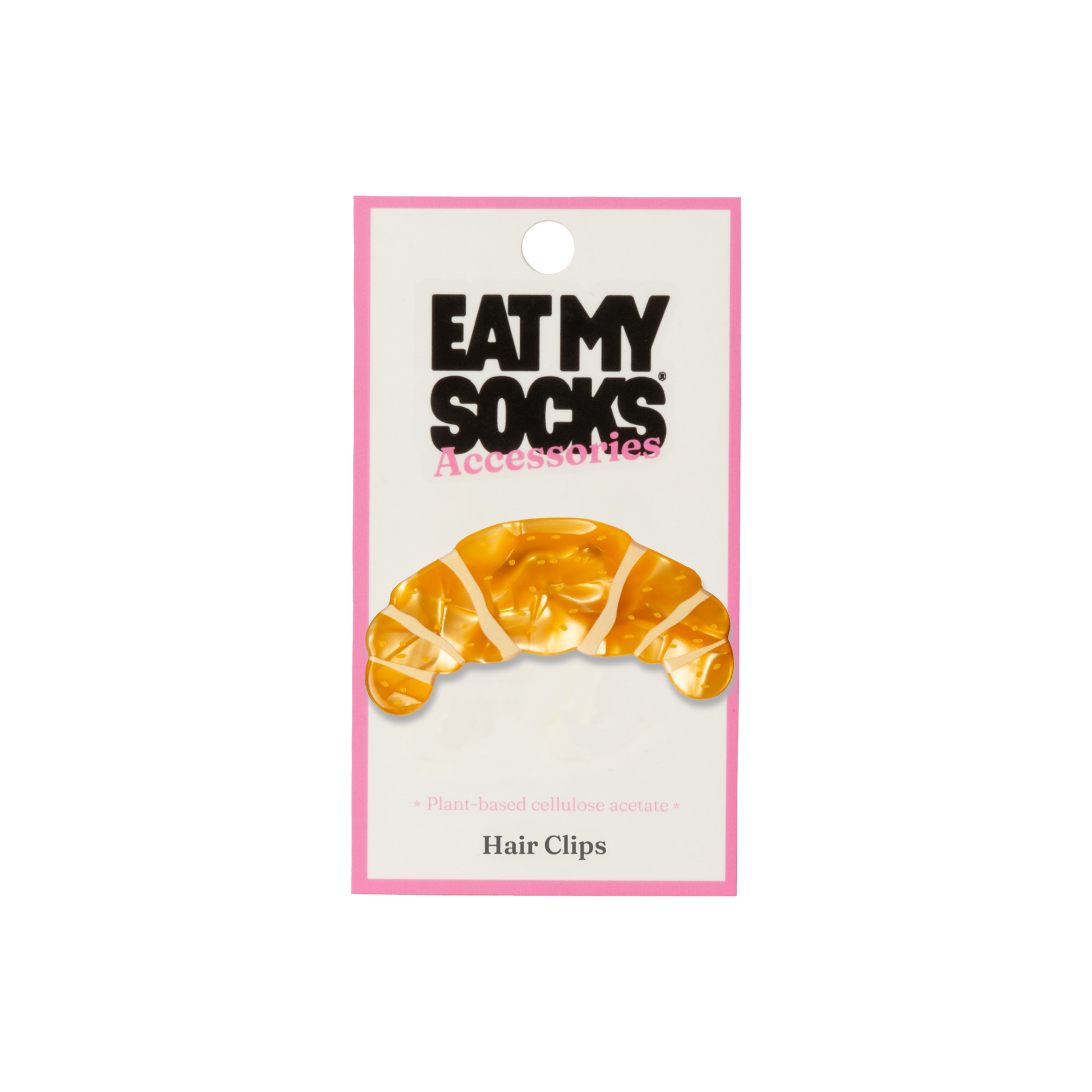 Eat My Socks Hair Clip Croissant