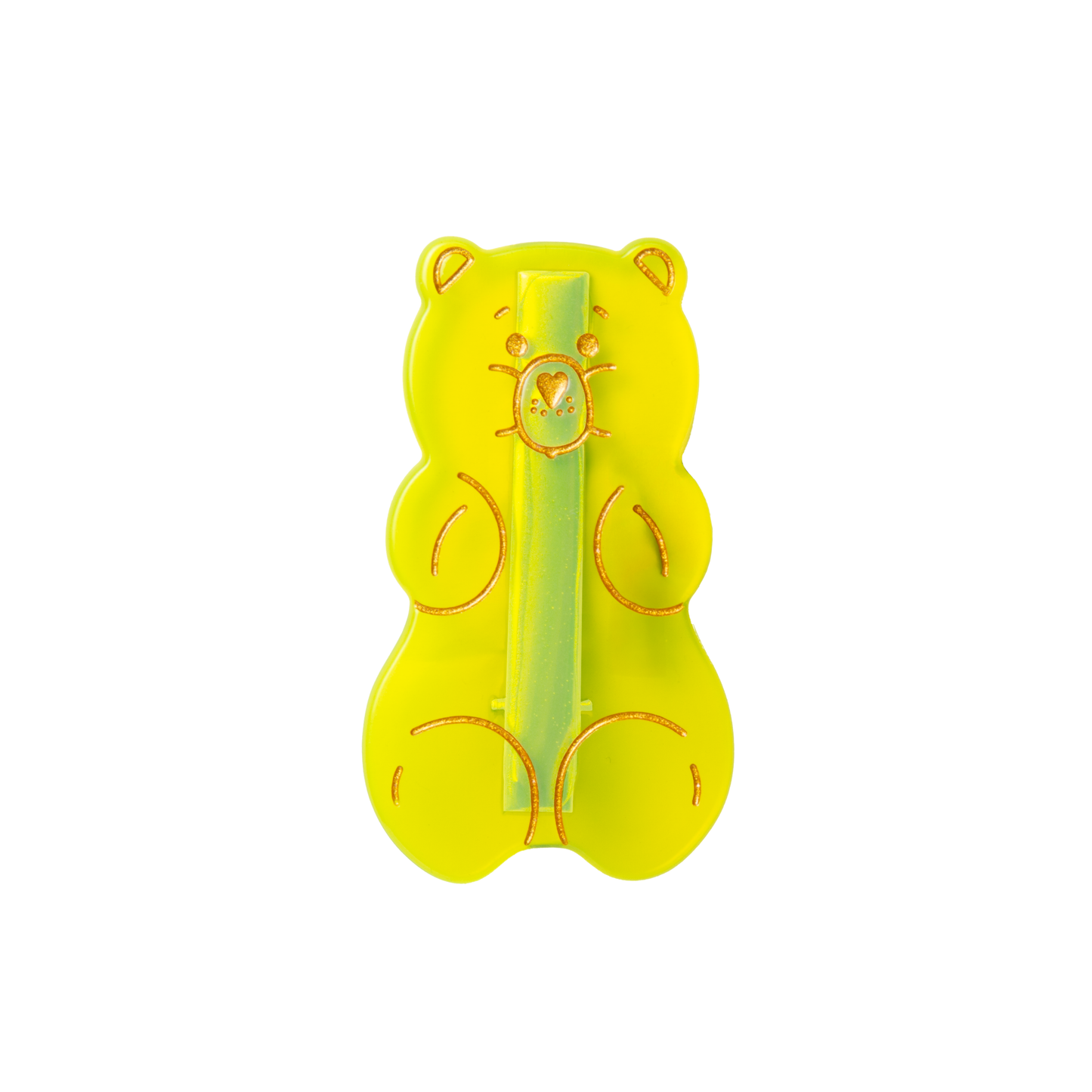 Eat My Socks Hair Clip Gummy Yellow