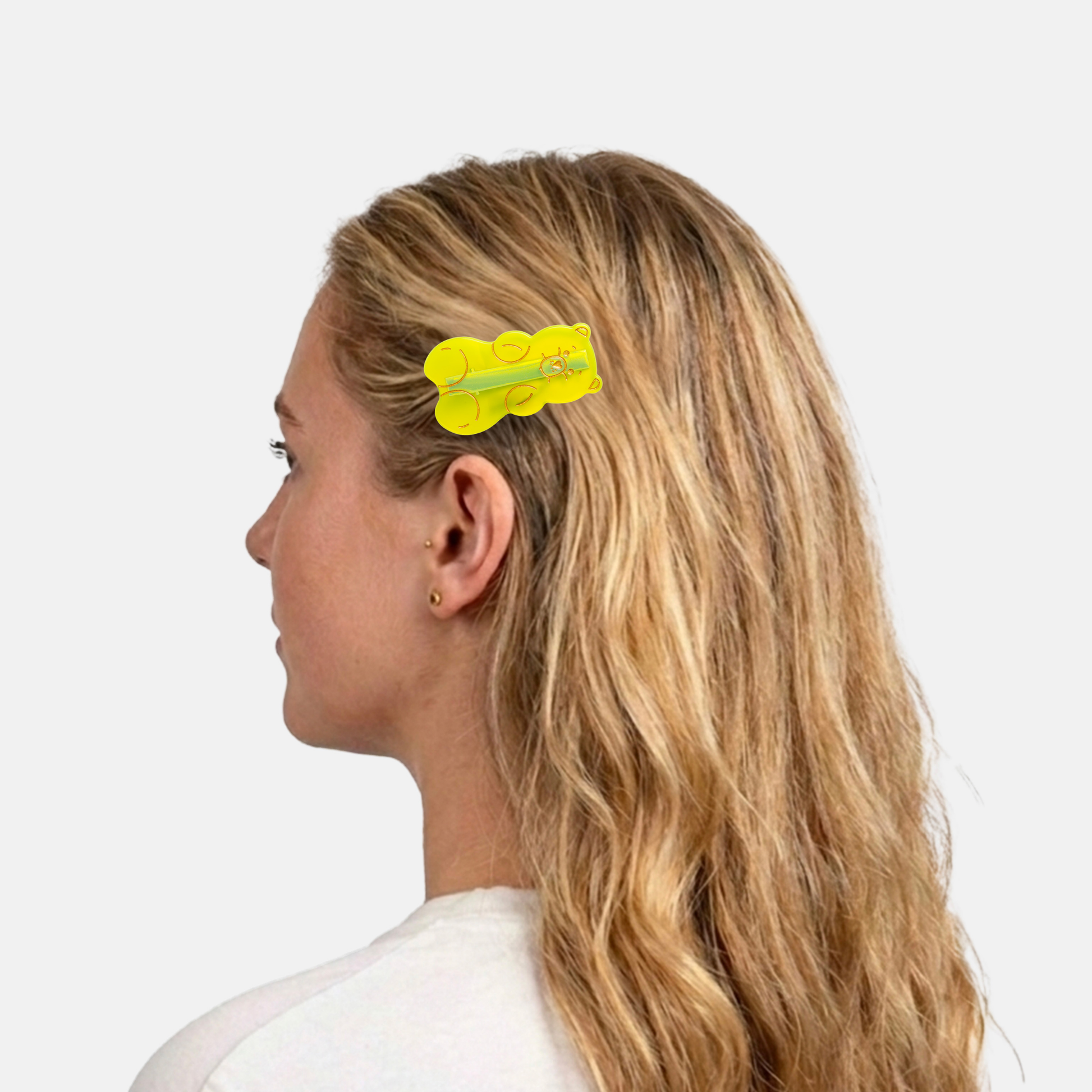Eat My Socks Hair Clip Gummy Yellow