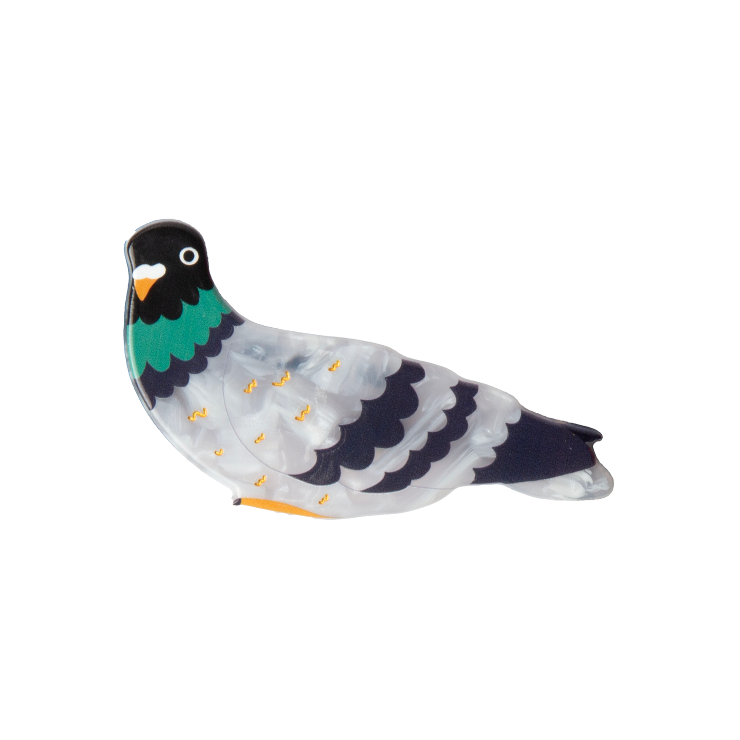 Eat My Socks Hair Clip Pigeon