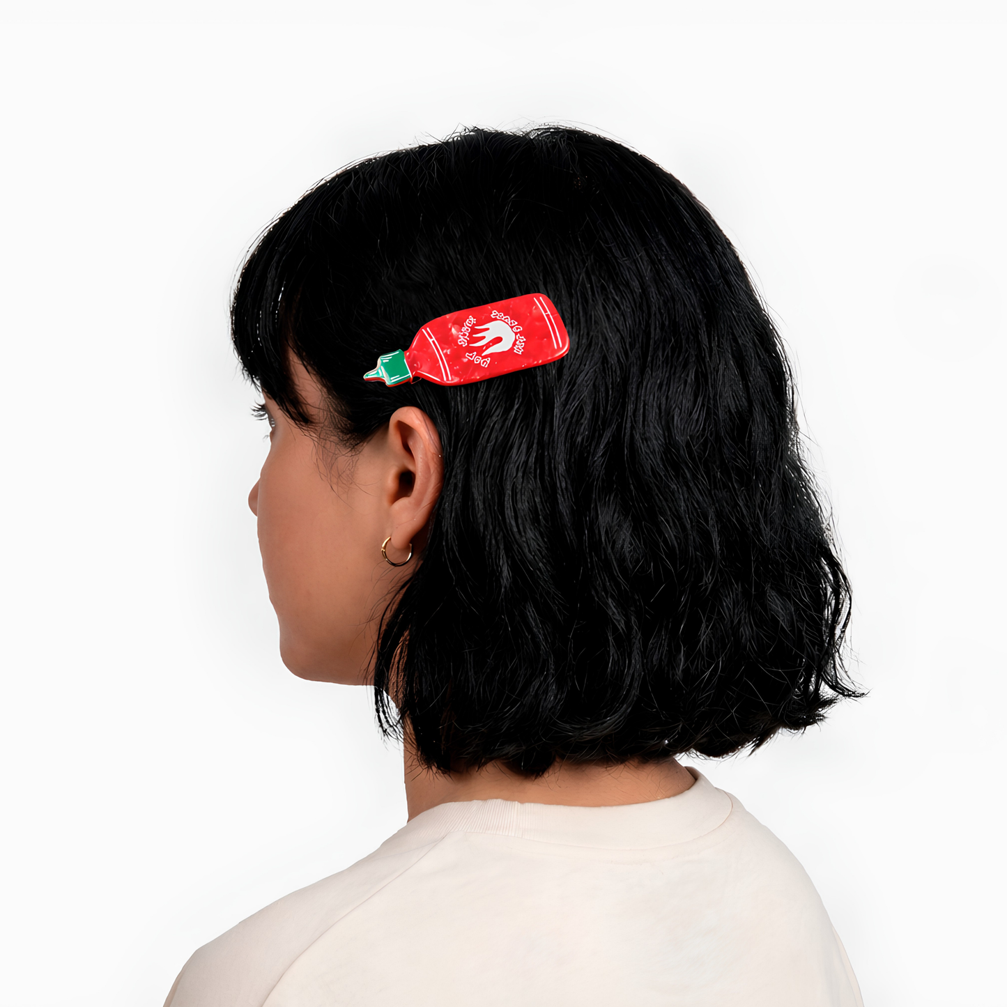 Eat My Socks Hair Clip Siracha