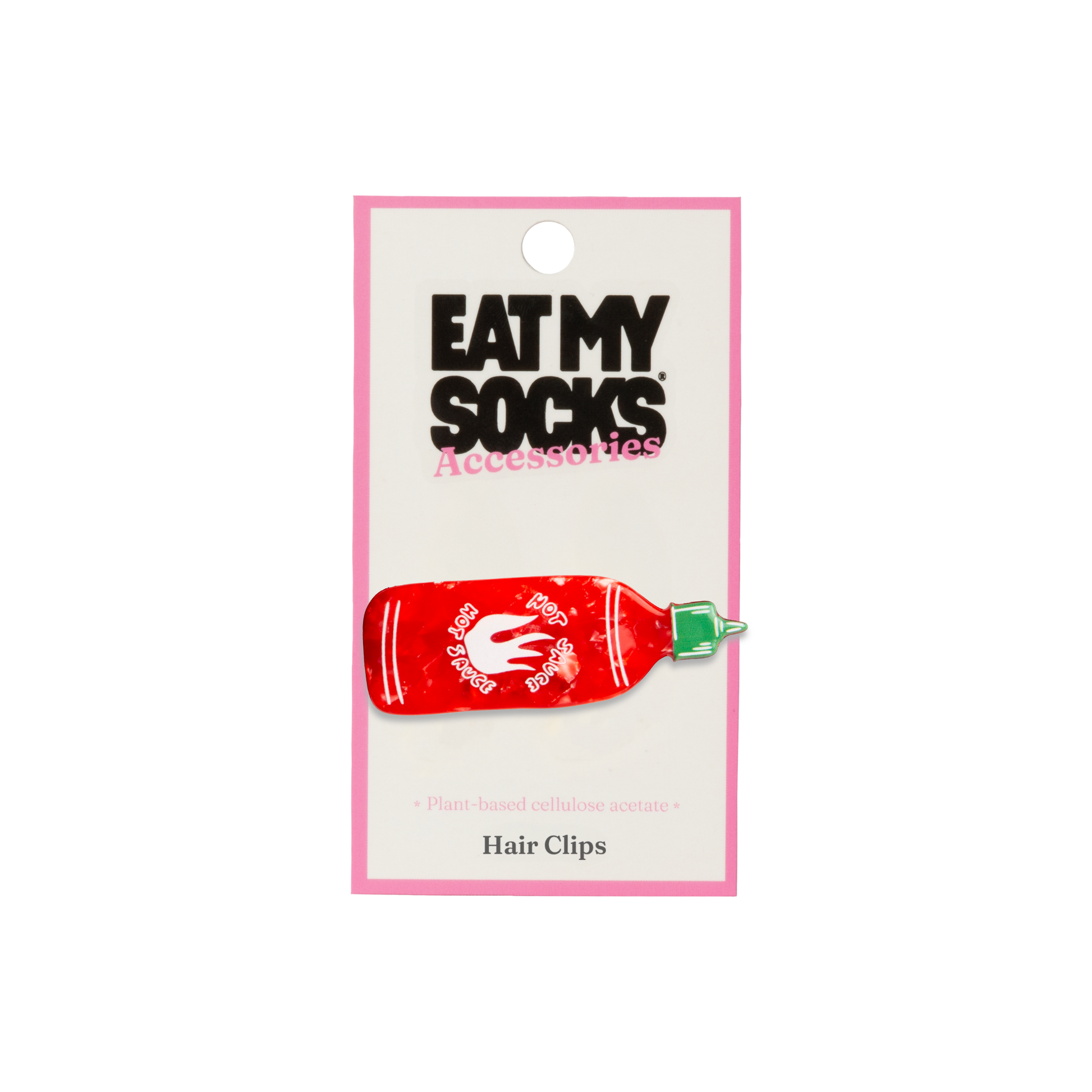 Eat My Socks Hair Clip Siracha