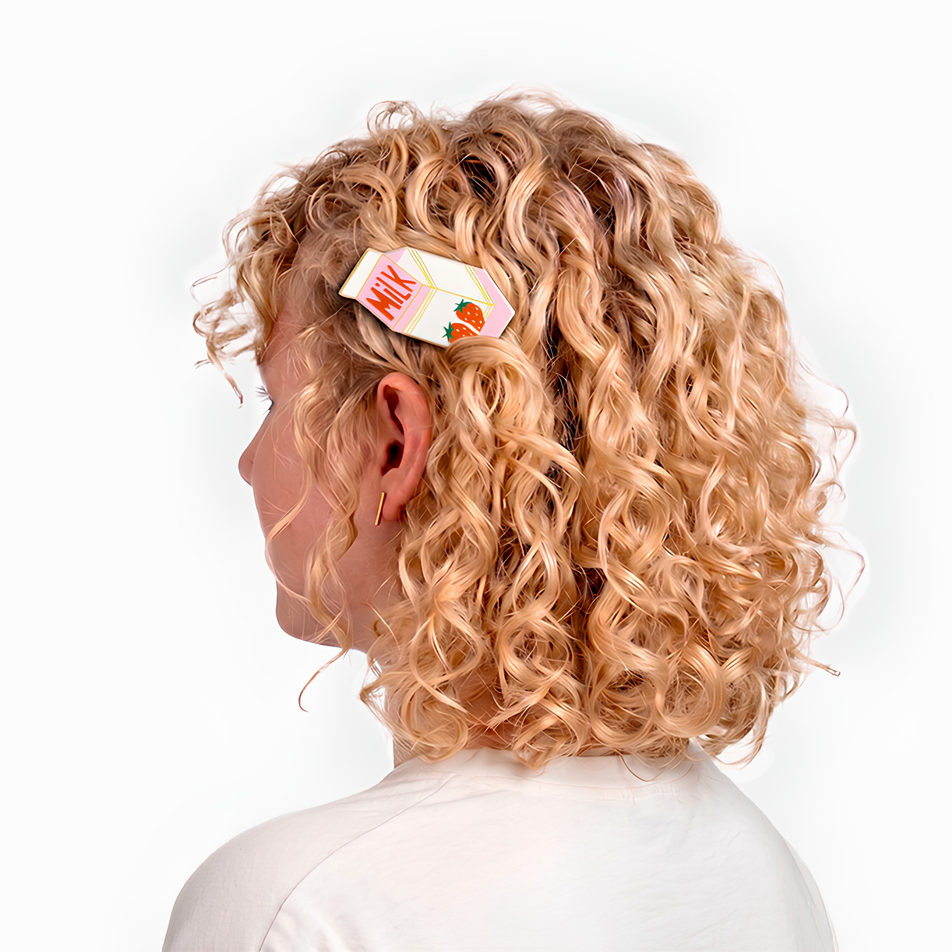 Eat My Socks Hair Clip Strawberry Milk