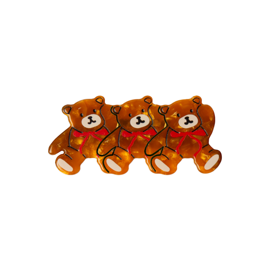 Eat My Socks Hair Clip Teddy Bear