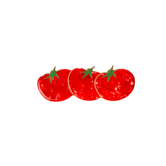 Eat My Socks Hair Clip Tomato