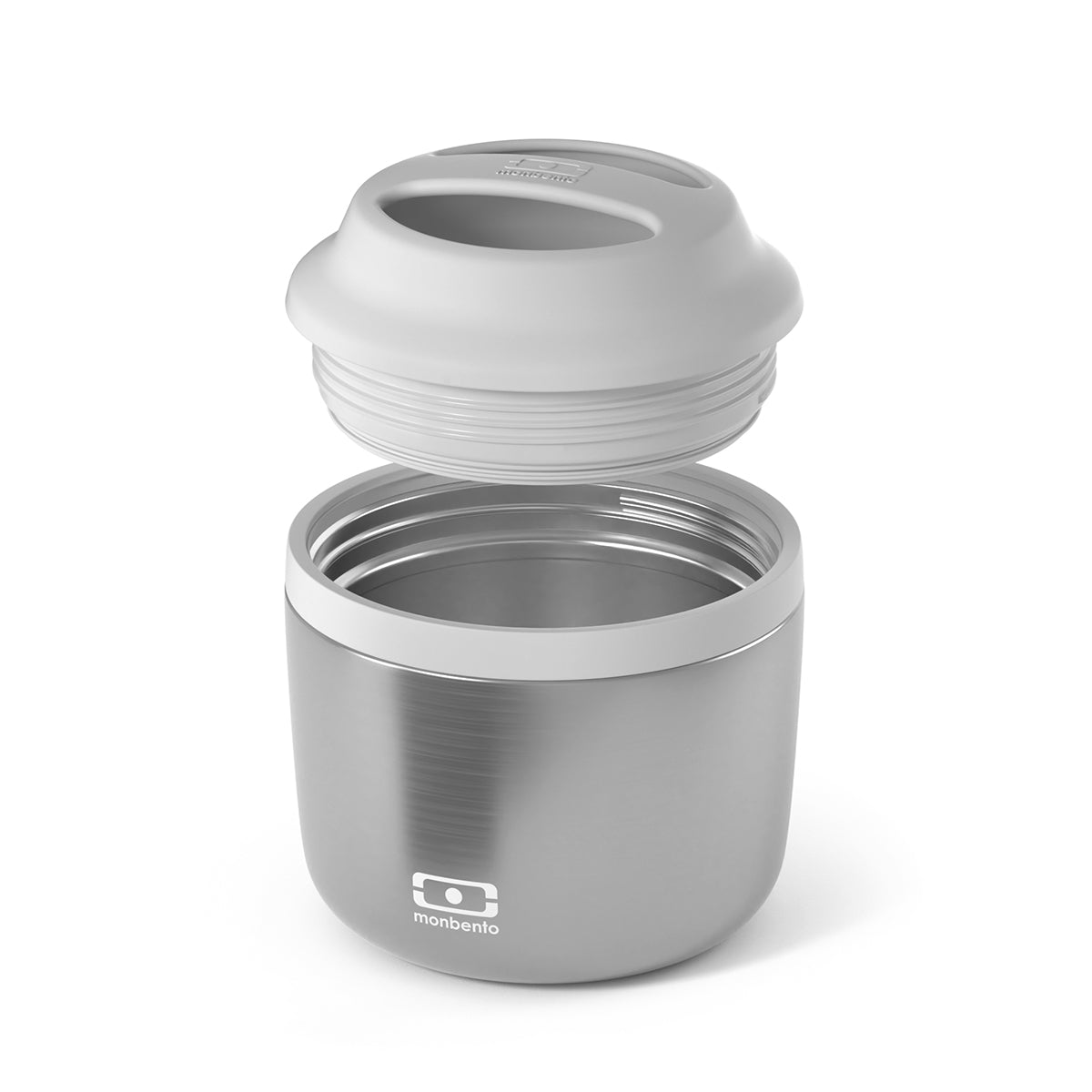 Monbento MB Element (550ml) Silver Insulated Lunch Box Insulated Lunch Box