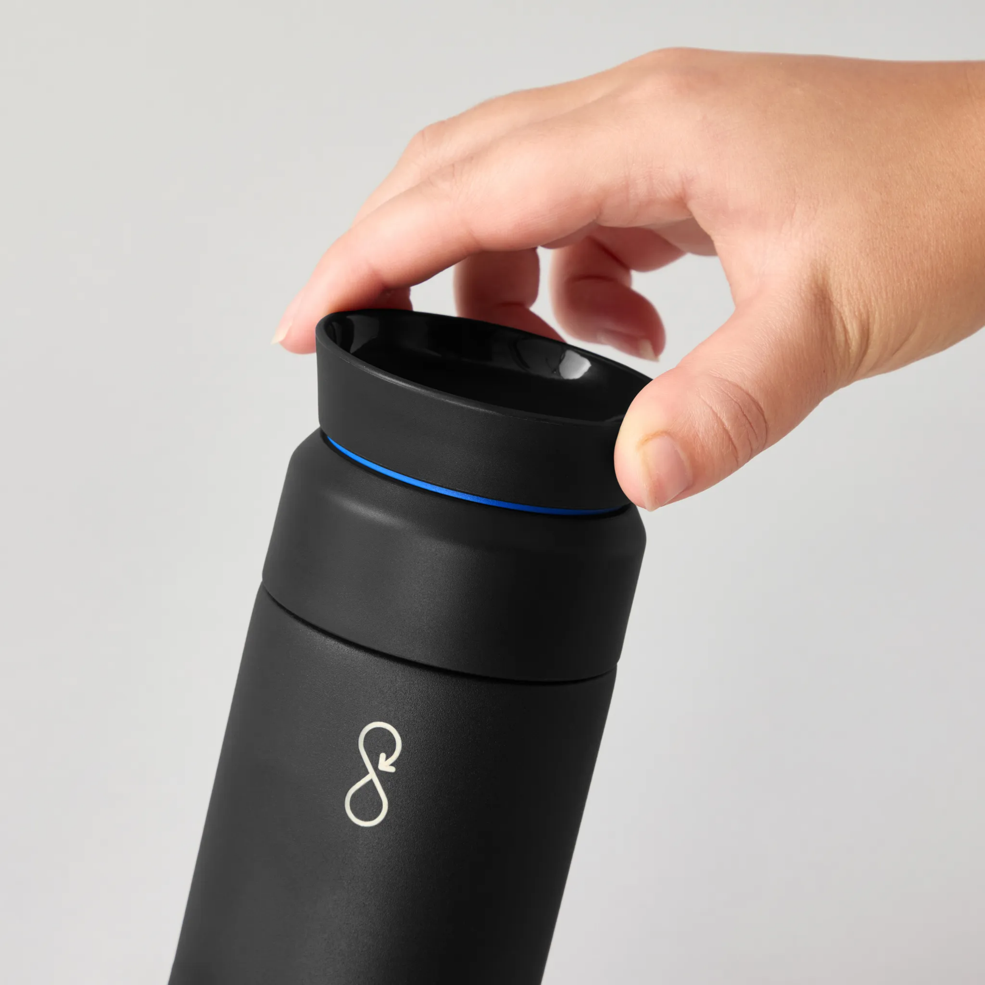 Ocean Bottle Brew Flask 350ml Obsidian Black Insulated Coffee Cup Insulated Coffee Cup