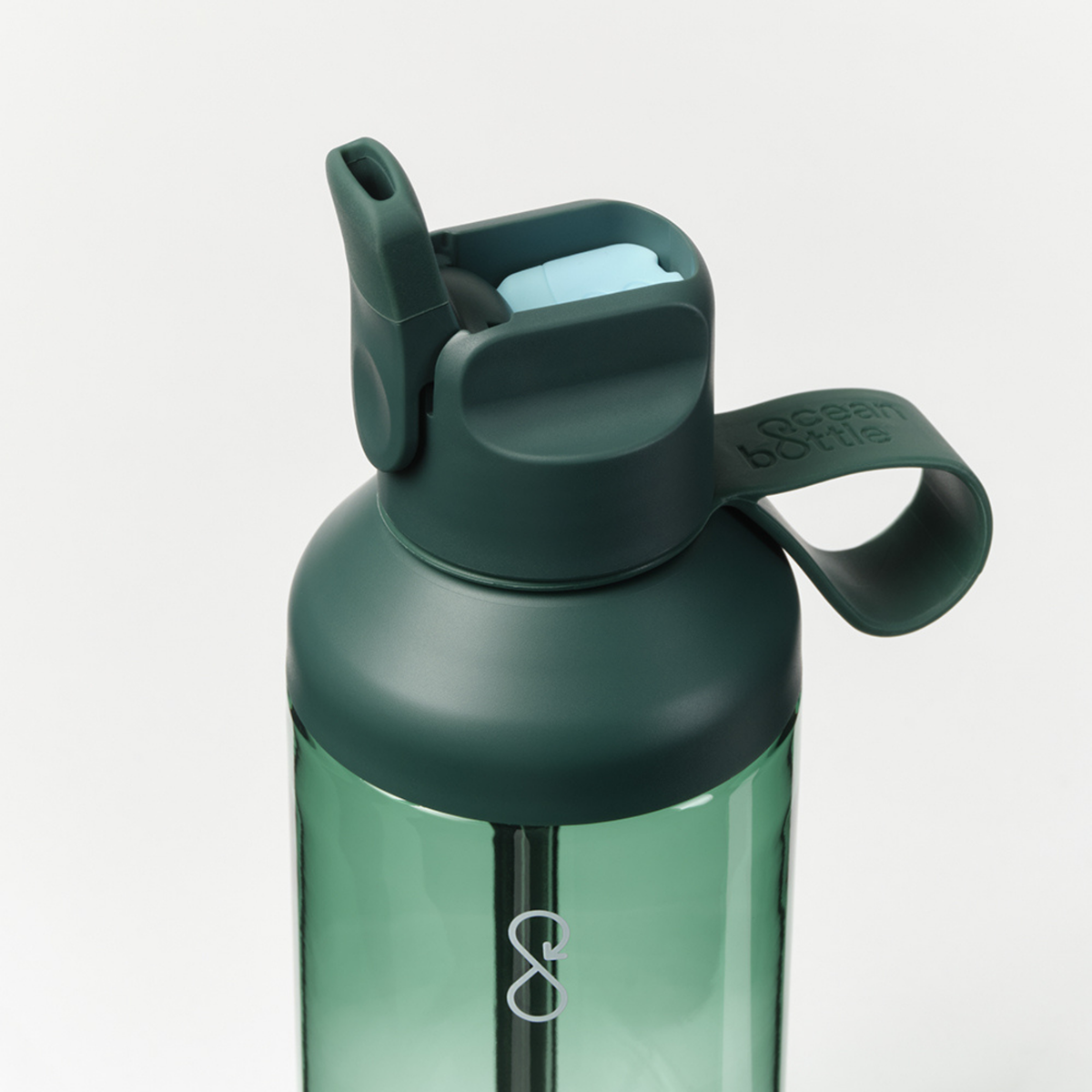 Ocean Bottle Clear Go 710ml Forest Green Water Bottle Water Bottle
