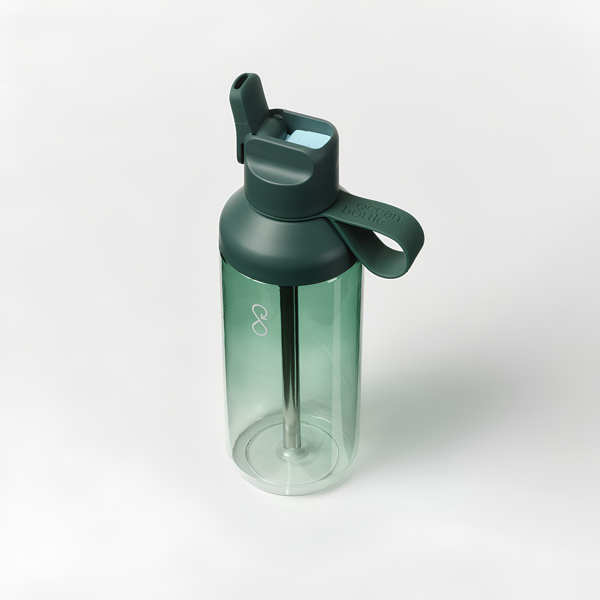 Ocean Bottle Clear Go 710ml Forest Green Water Bottle Water Bottle