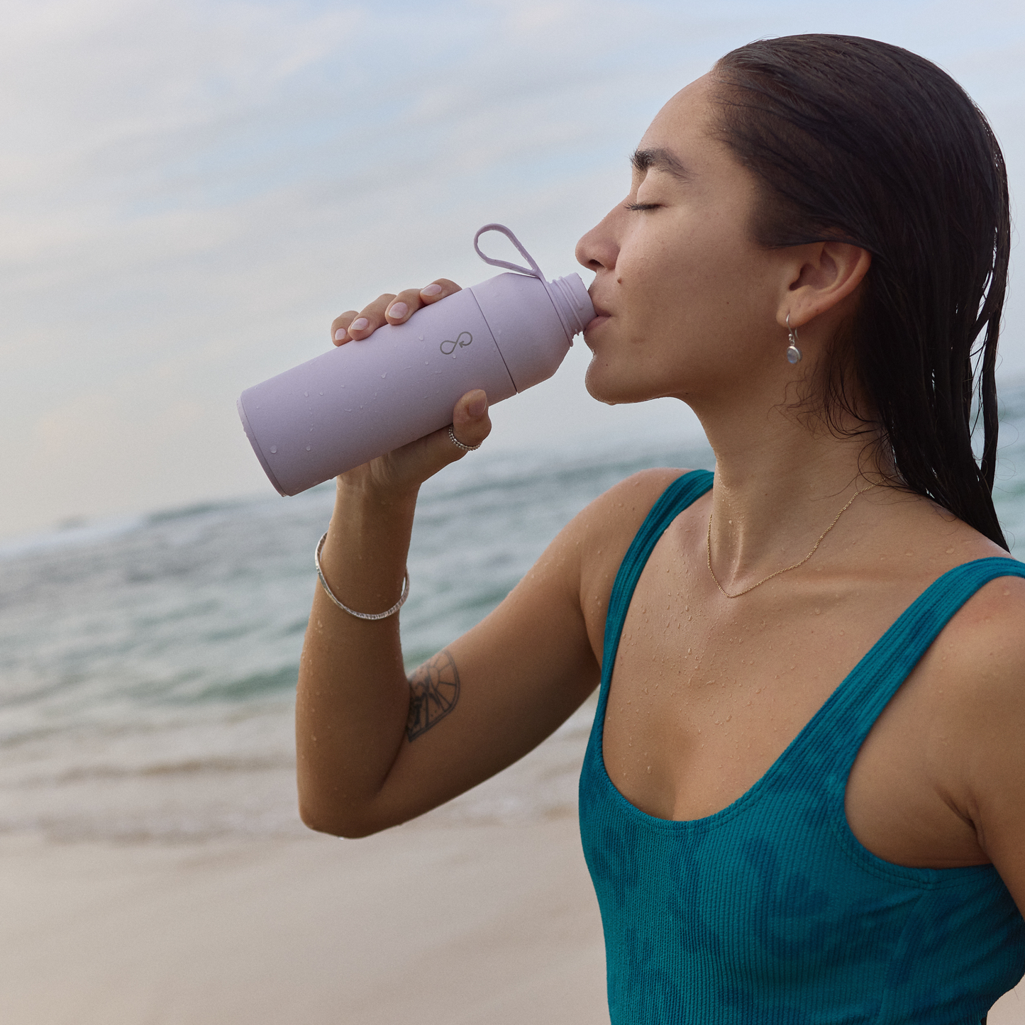 Ocean Bottle Original 500ml Lavender Haze Insulated Water Bottle Insulated Water Bottle