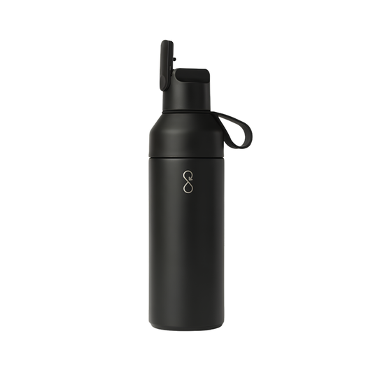Ocean Bottle Original Go 500ml Obsidian Black Insulated Water Bottle Insulated Water Bottle