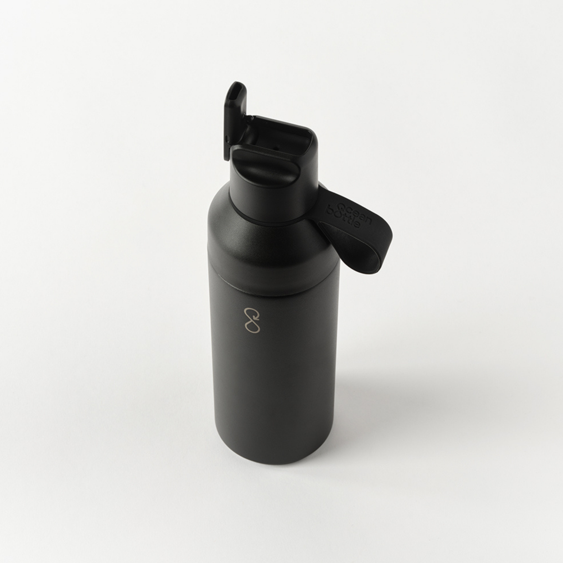 Ocean Bottle Original Go 500ml Obsidian Black Insulated Water Bottle Insulated Water Bottle