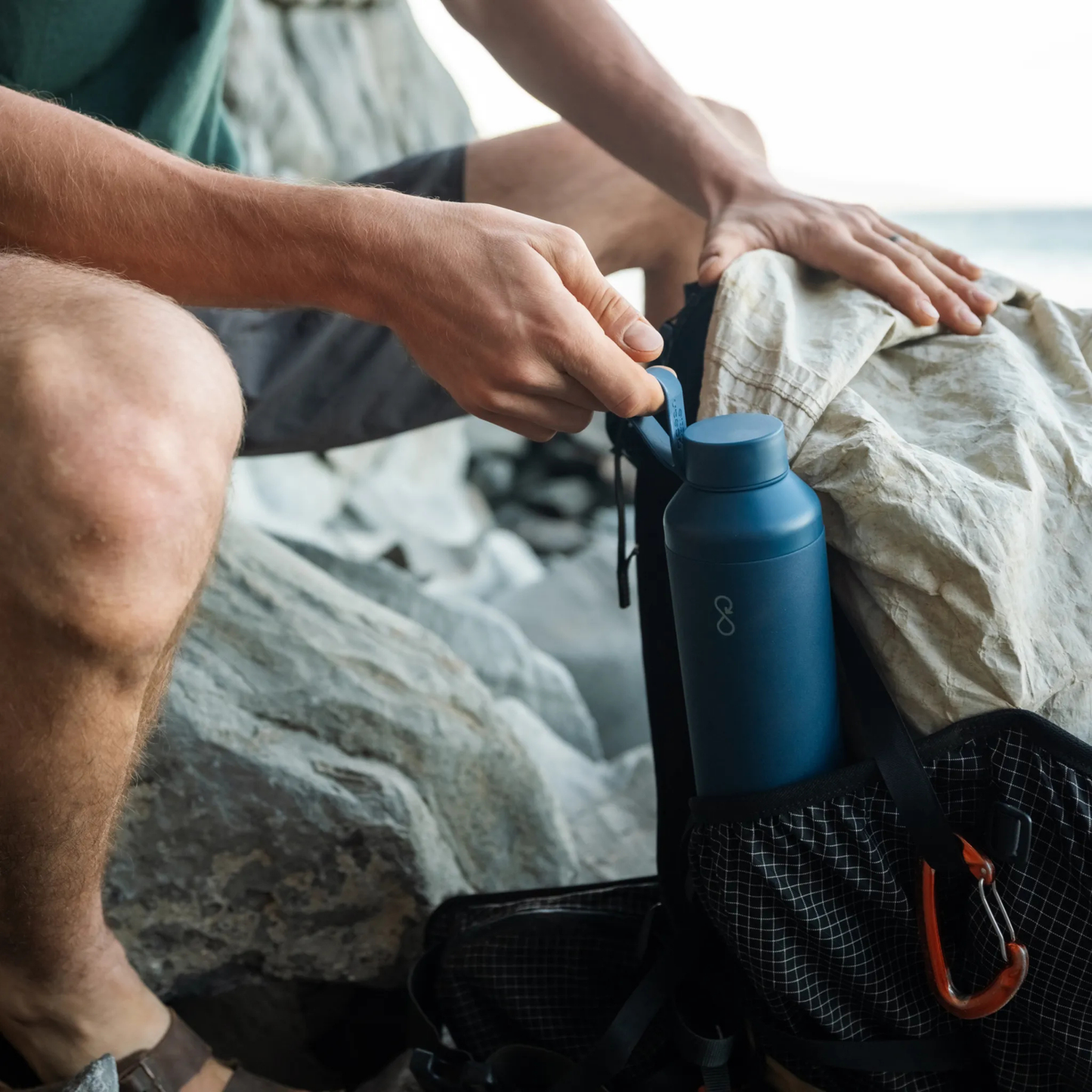 Ocean Bottle Peak 710ml Ocean Blue Insulated Water Bottle Insulated Water Bottle