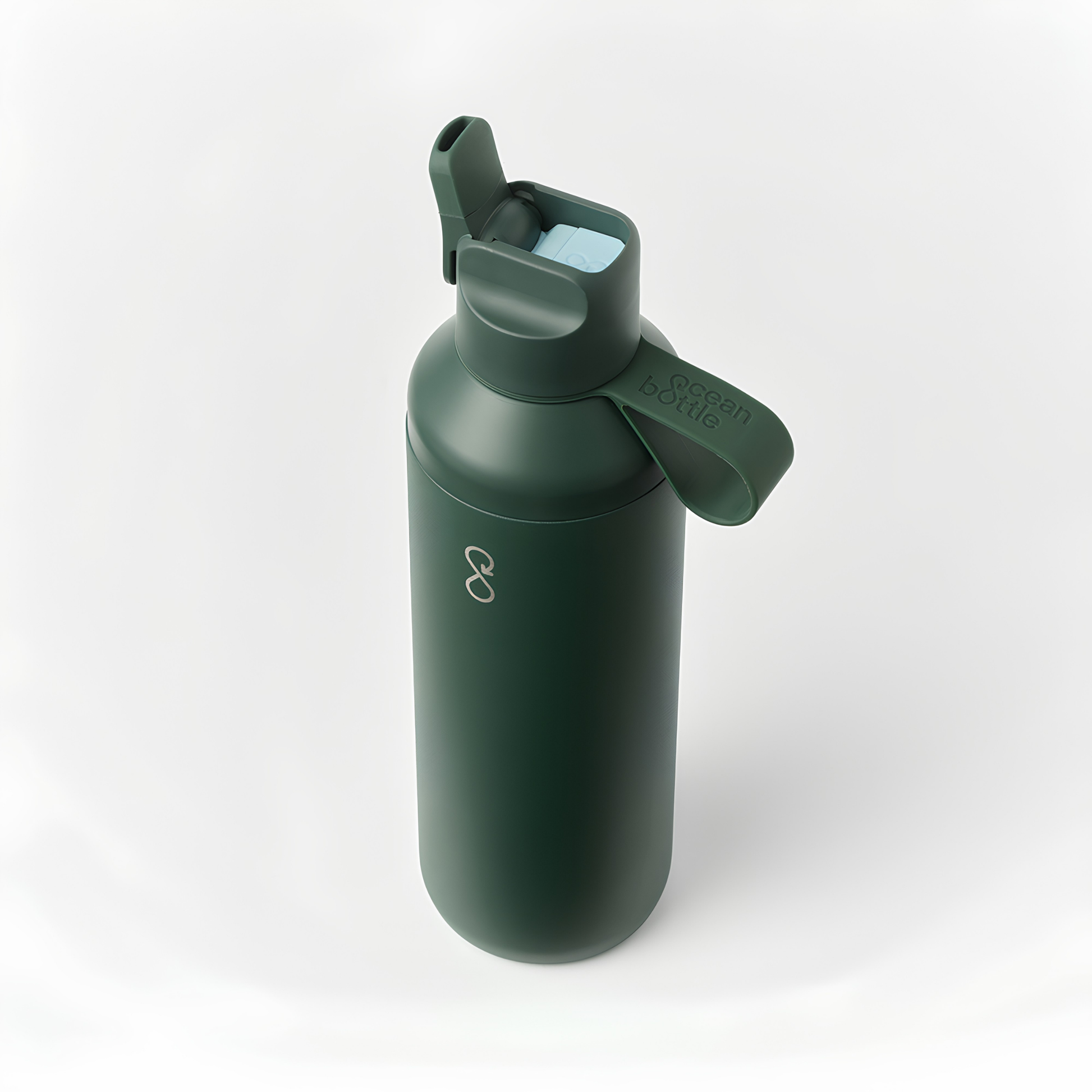 Ocean Bottle Peak Go 710ml Forest Green Insulated Water Bottle Insulated Water Bottle