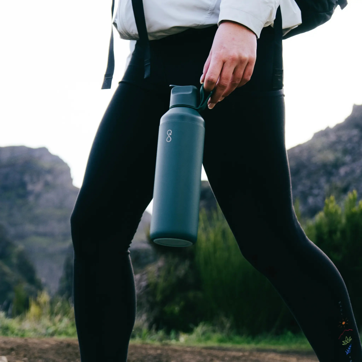 Ocean Bottle Peak Go 710ml Forest Green Insulated Water Bottle Insulated Water Bottle