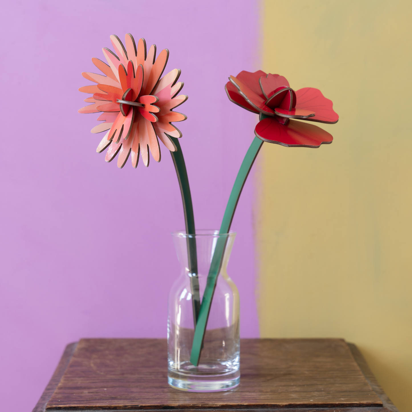Studio Roof Everlasting Flowers Orange Dahlia
