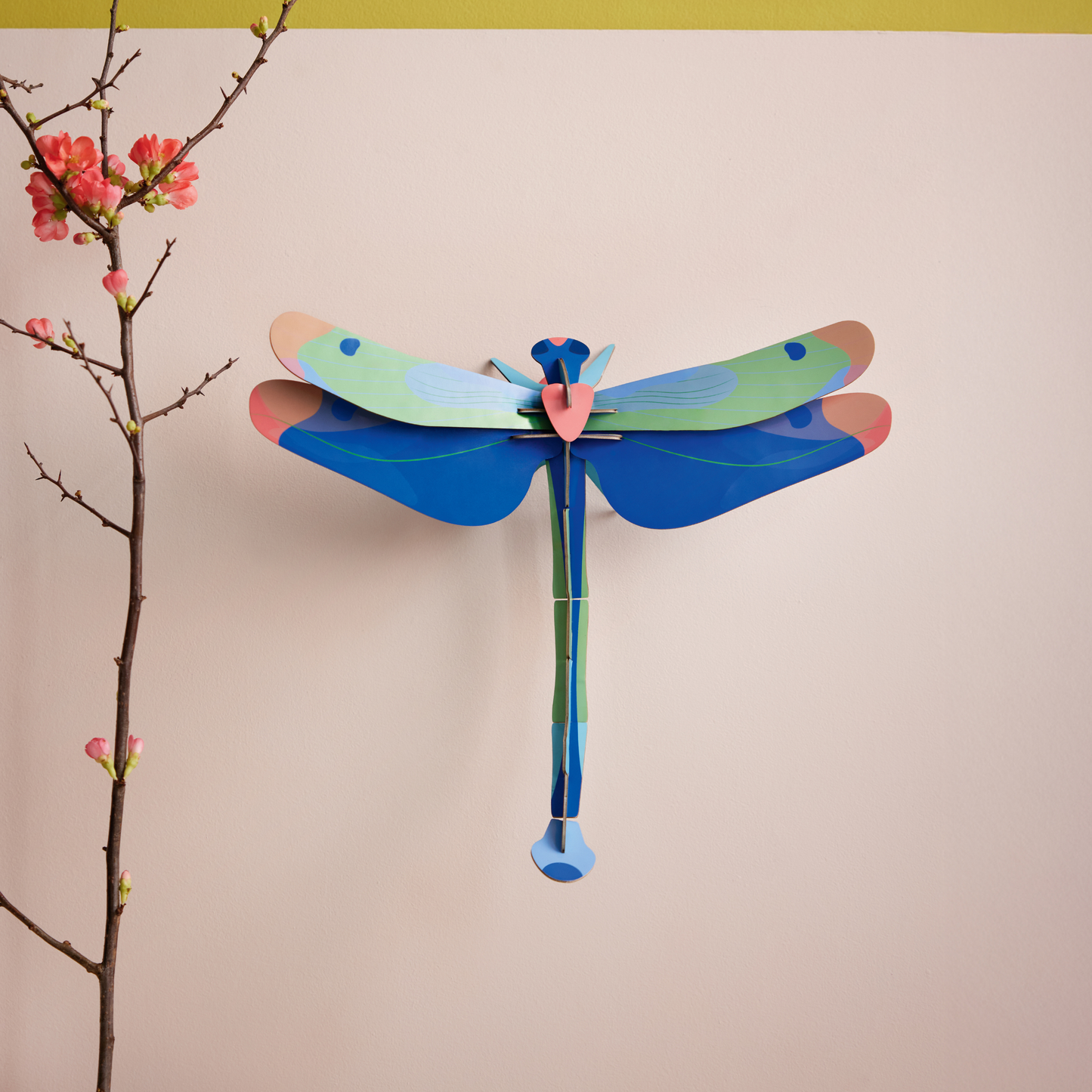 Studio Roof Wall Art Butterflies (A4) Dragonfly Blue