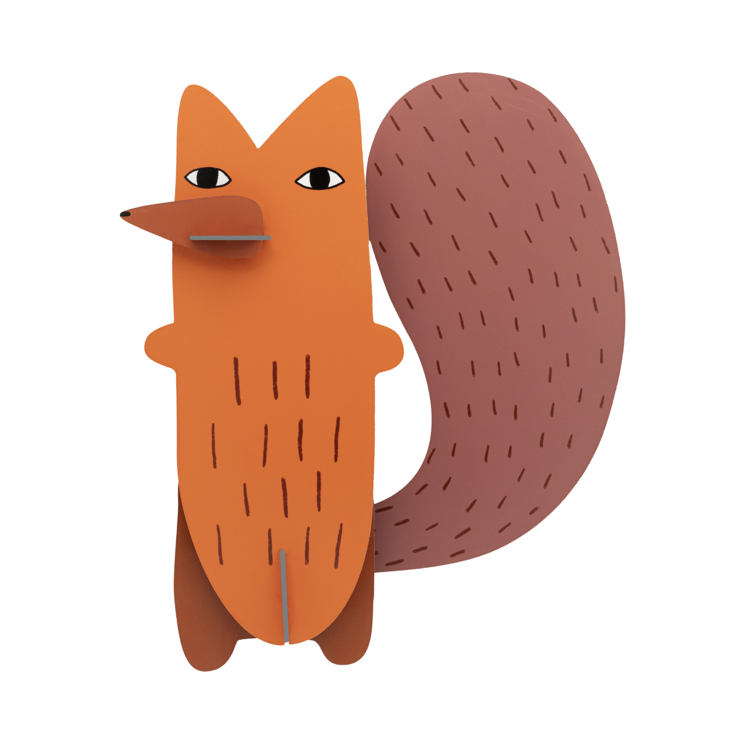 Studio Roof Wall Art Donna Wilson Creatures (A4) Cyril Squirrel Fox