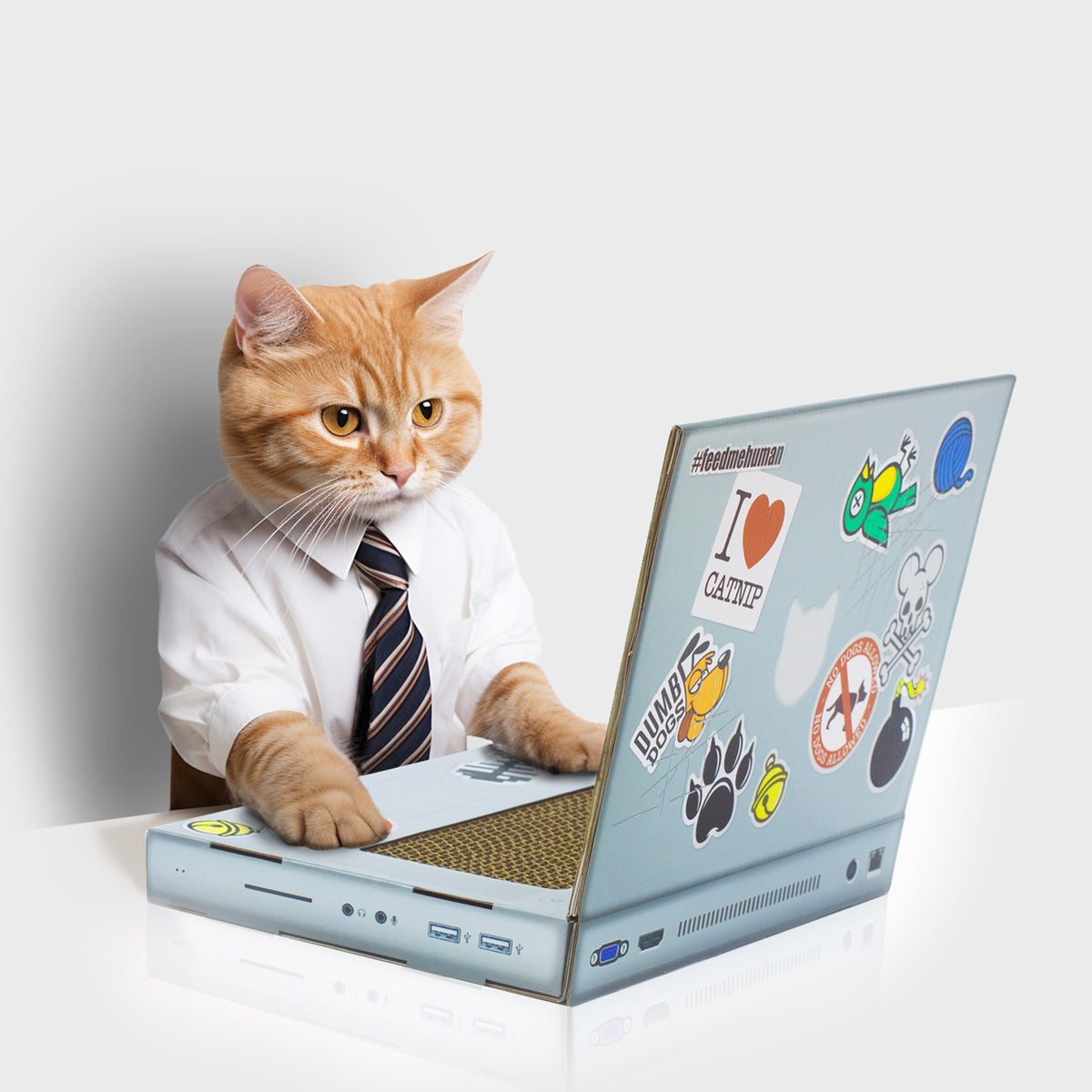 Suck UK Cat Playhouse Scratch Laptop