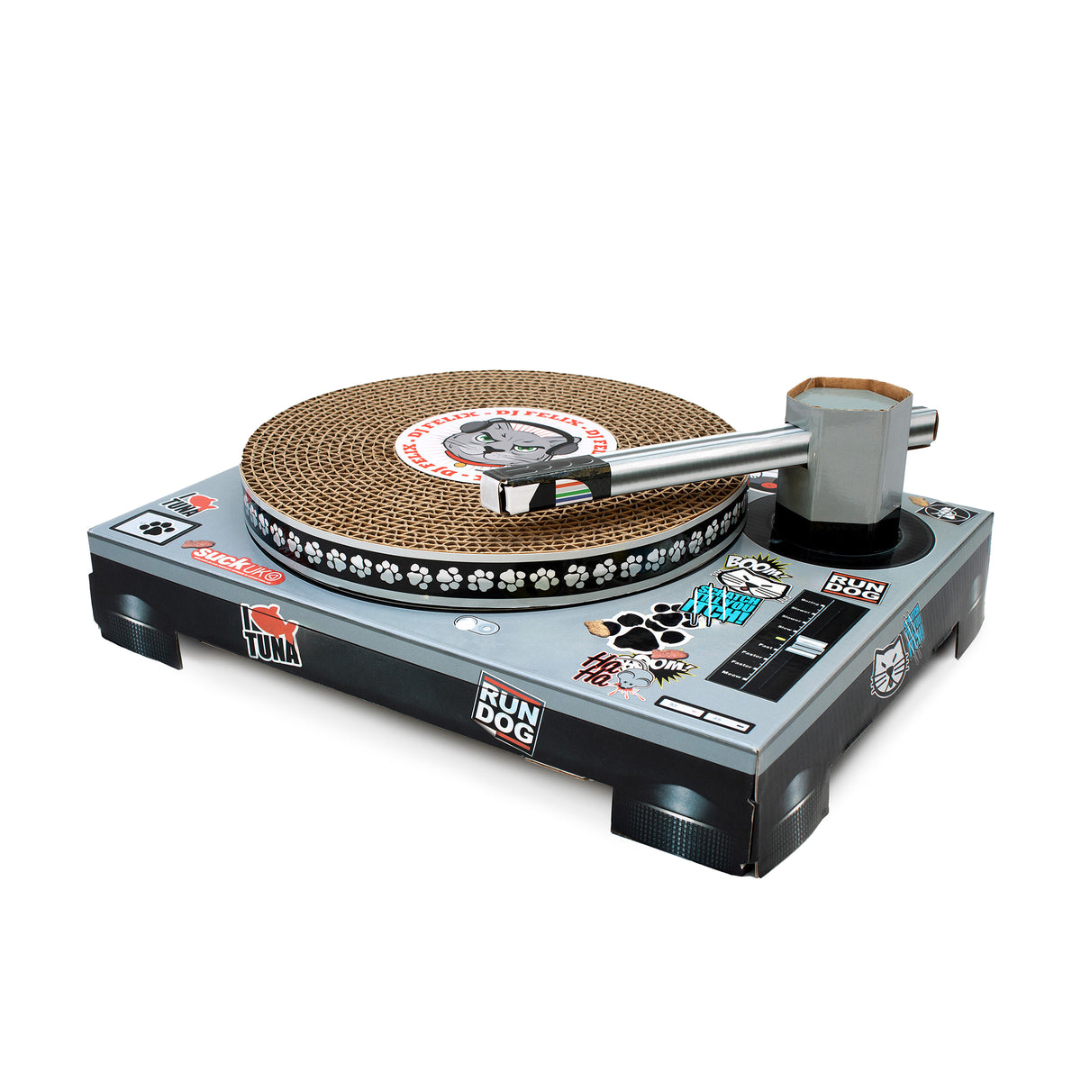 Suck UK Cat Playhouse Scratch Turntable