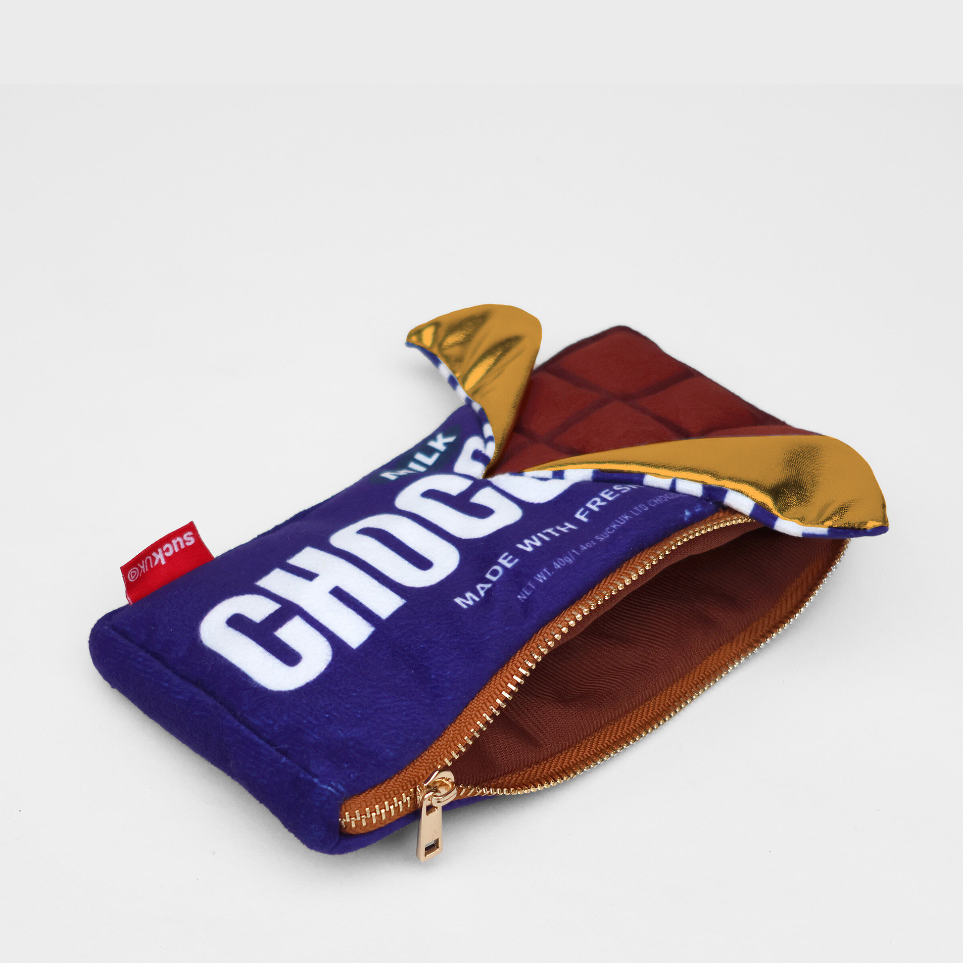 Suck UK Zip Case Chocolate Bar