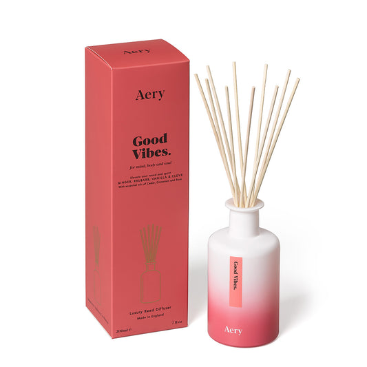 Aromatherapy 200ml Reed Diffuser Good Vibes