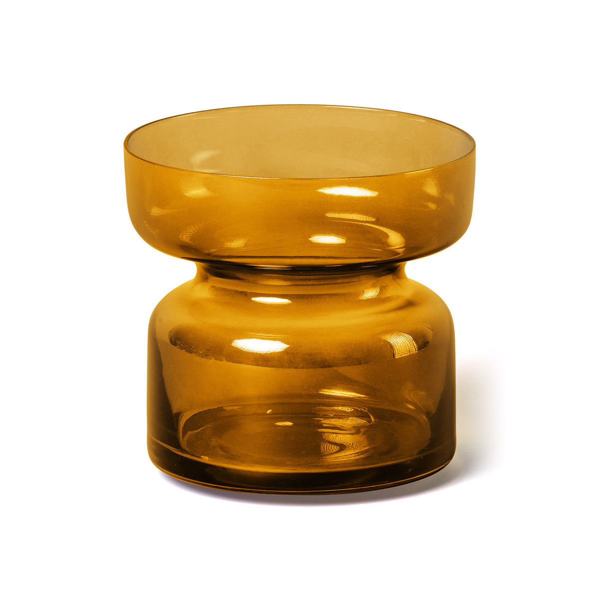 Copenhagen Candle Holder Amber