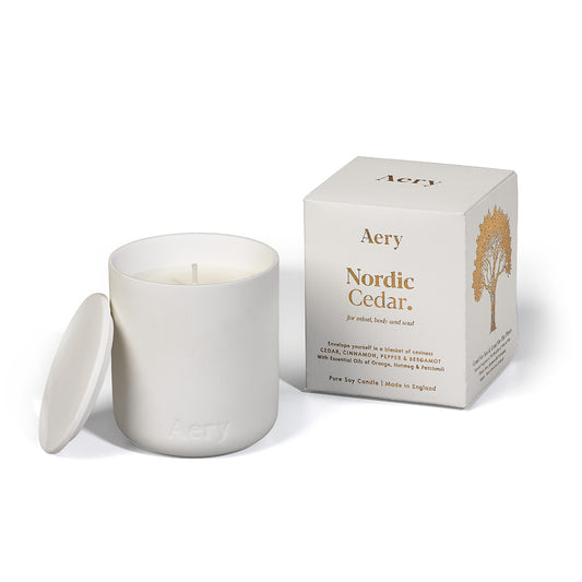 Fernweh 280g Candle with Lid Nordic Cedar