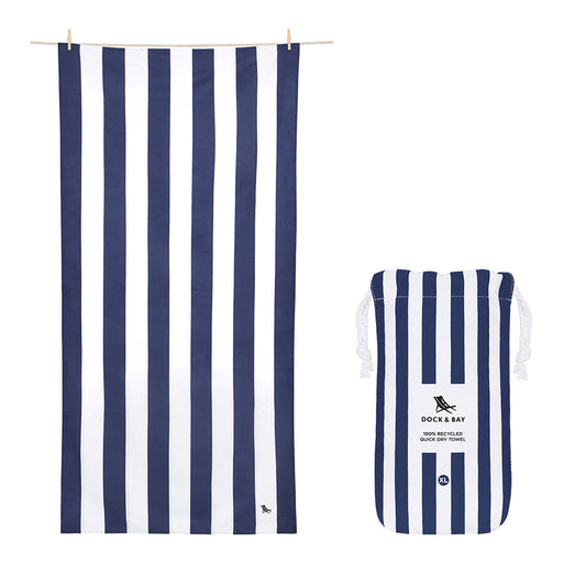 Beach Towel Cabana Collection XL Whitsunday Blue