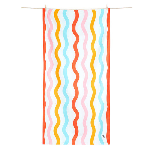 Beach Towel Kids Collection M Squiggle Face