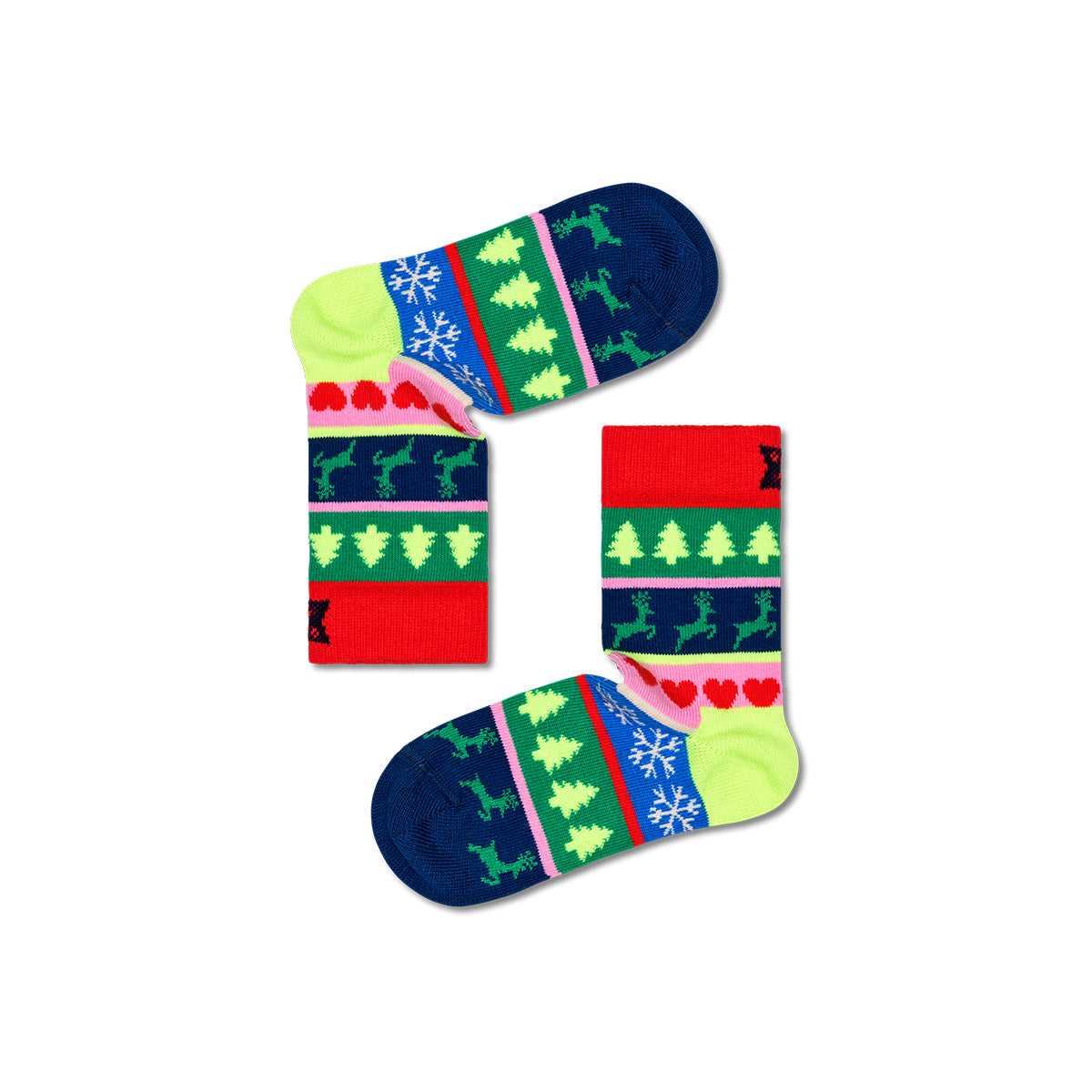 Kids Christmas Stripe Sock (4500)