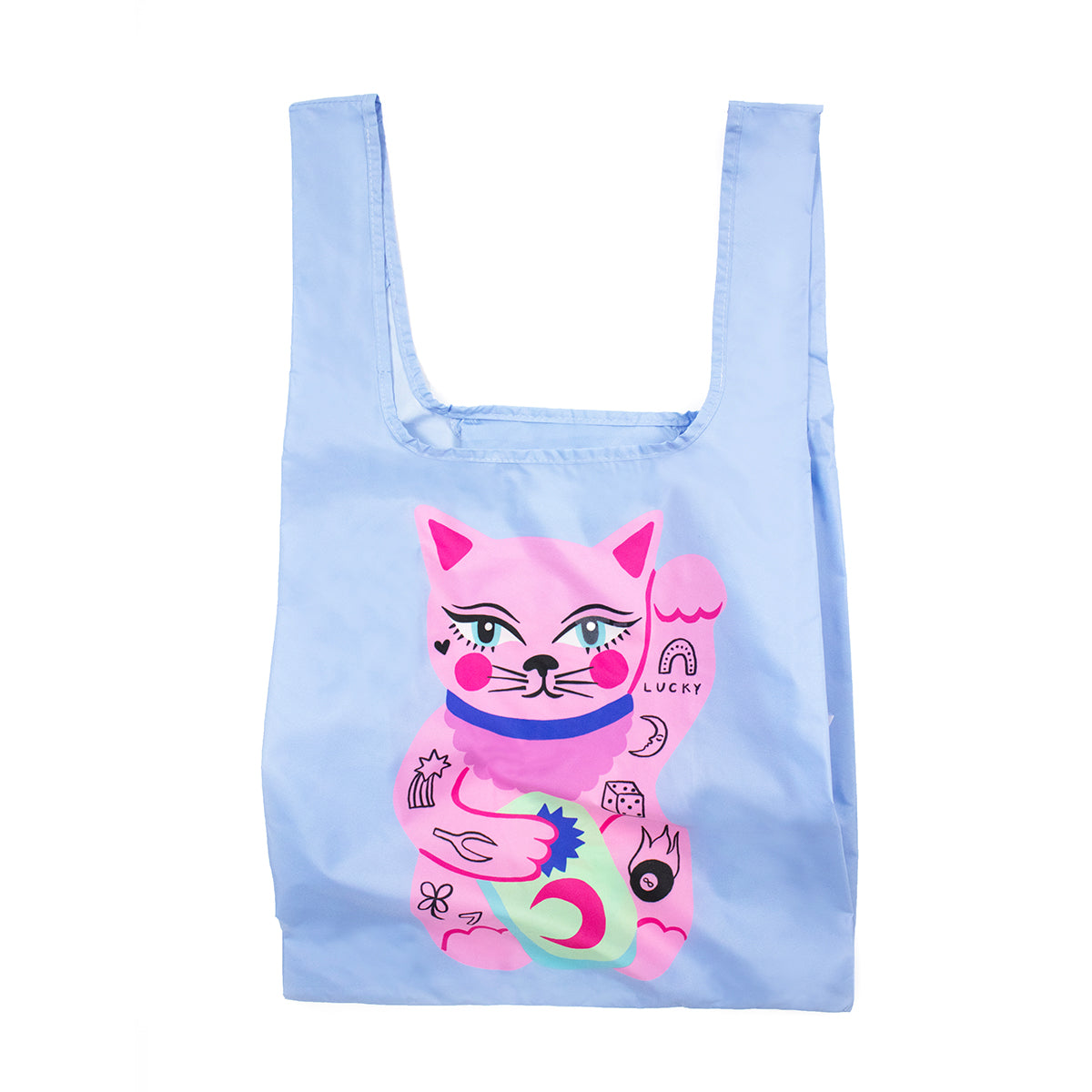 Reusable Bag Collab Amy Hastings Lucky Cat