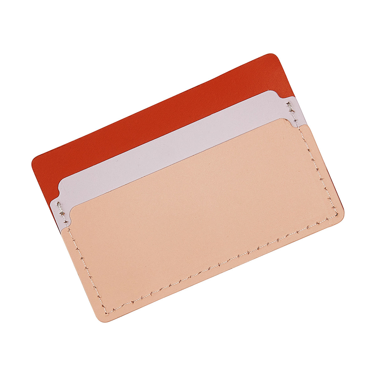 MoMA Recycled Leather Cardholder Pink